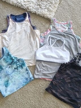 Athleta Girl L Shirt Lot